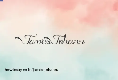 James Johann