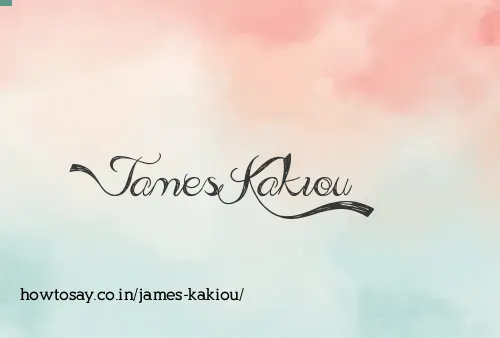 James Kakiou