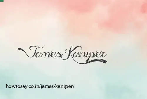 James Kaniper