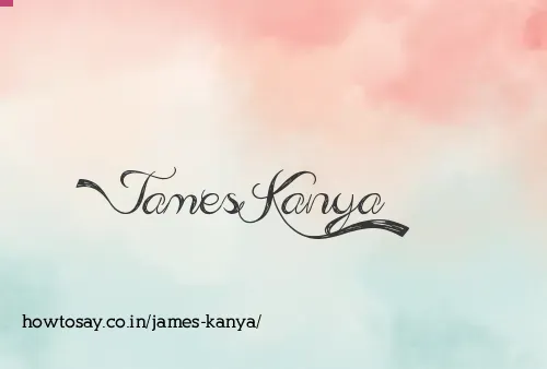 James Kanya