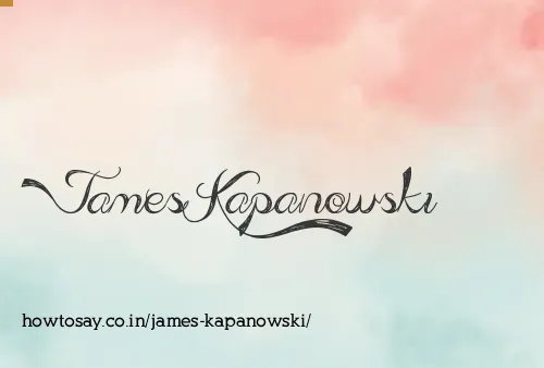 James Kapanowski
