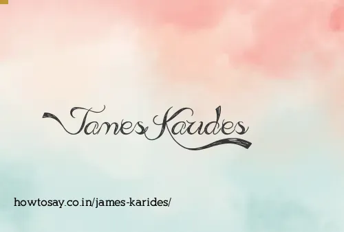 James Karides