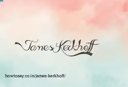 James Kerkhoff