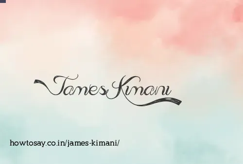 James Kimani