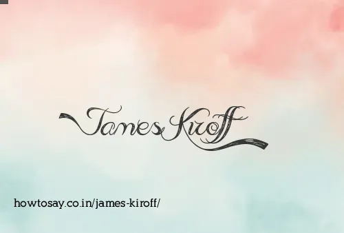 James Kiroff