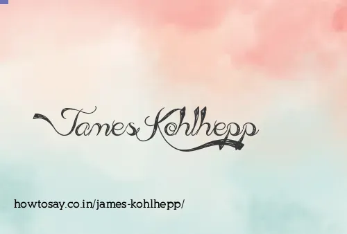 James Kohlhepp