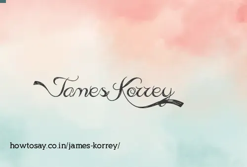 James Korrey