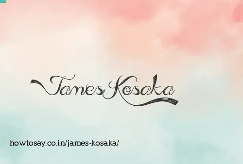 James Kosaka
