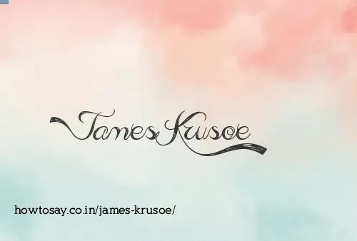 James Krusoe