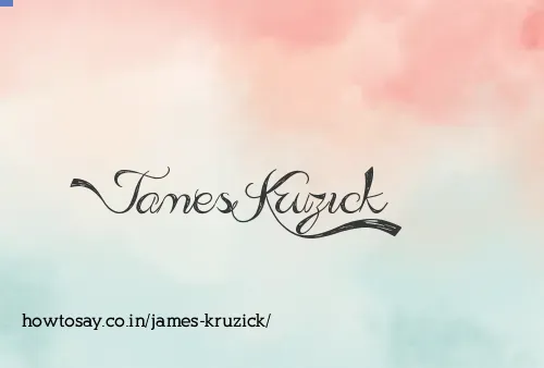 James Kruzick