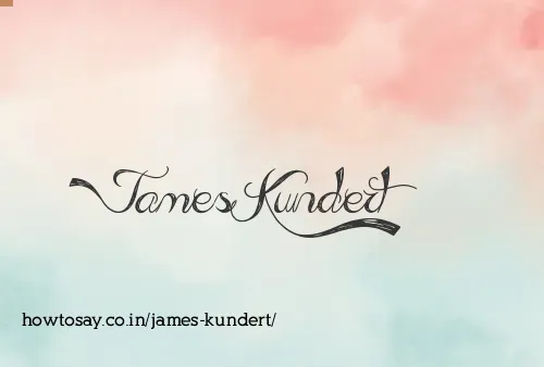 James Kundert