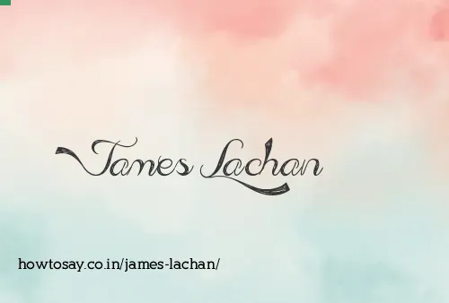 James Lachan