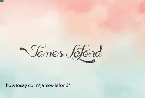 James Lafond