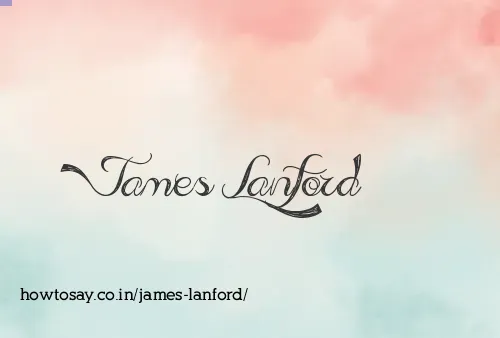 James Lanford