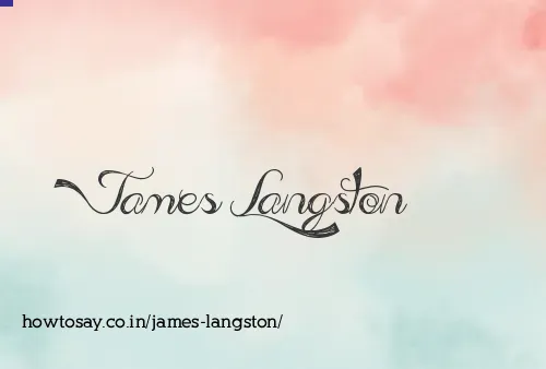James Langston