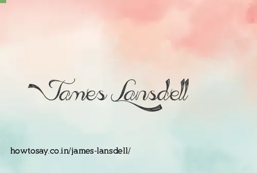 James Lansdell