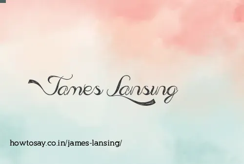James Lansing