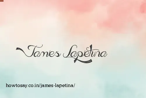 James Lapetina