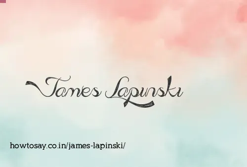James Lapinski