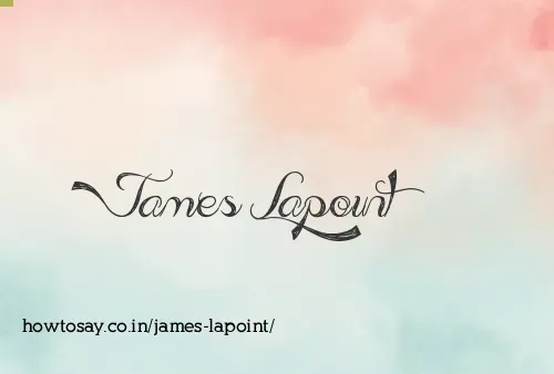James Lapoint