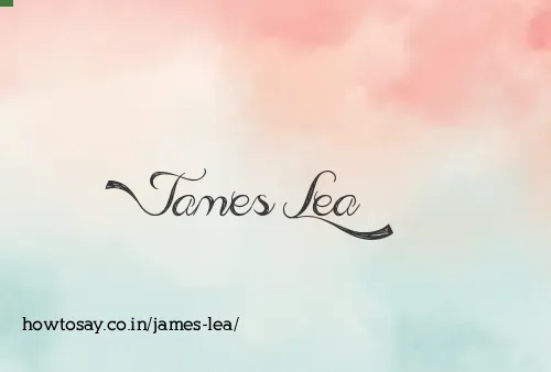 James Lea