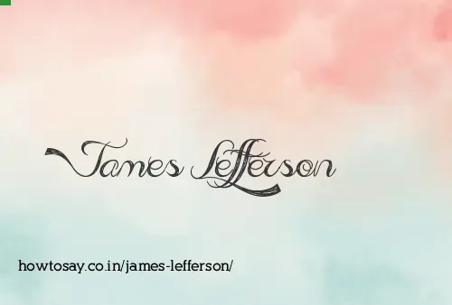 James Lefferson