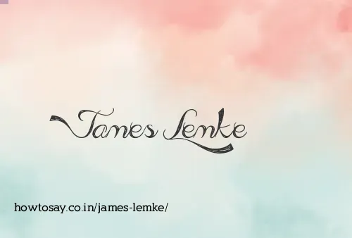 James Lemke