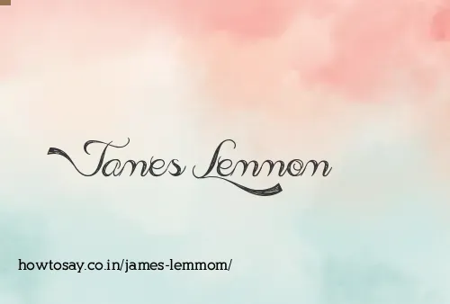 James Lemmom