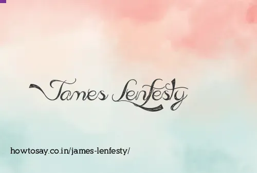 James Lenfesty