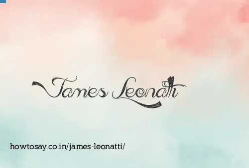 James Leonatti