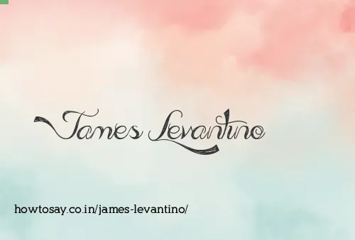 James Levantino