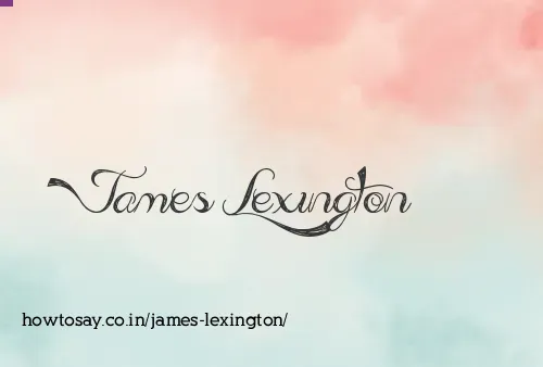 James Lexington
