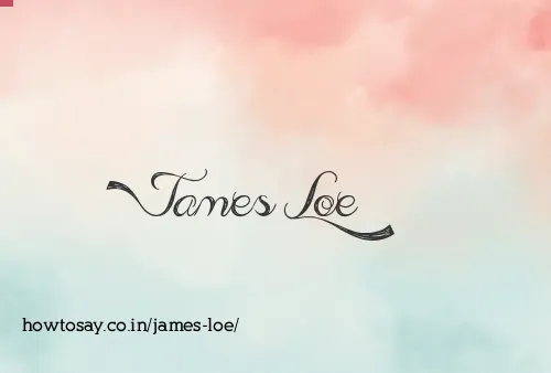 James Loe