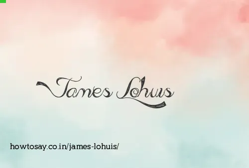 James Lohuis