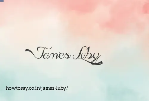 James Luby