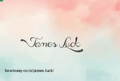 James Luck