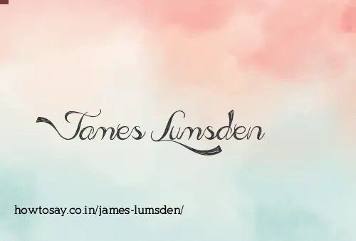 James Lumsden