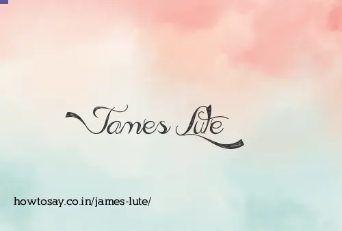 James Lute