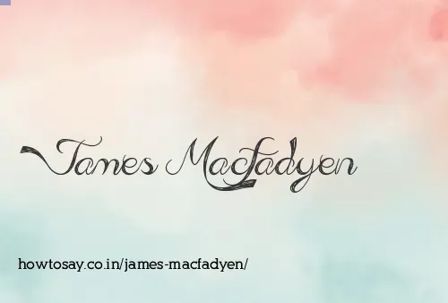 James Macfadyen