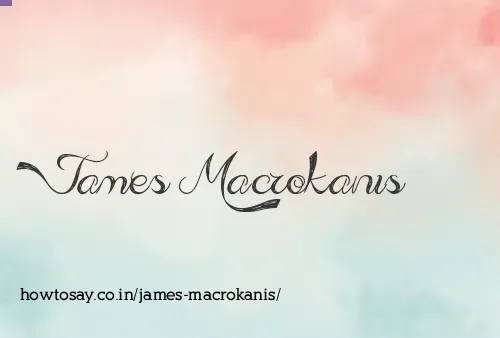 James Macrokanis