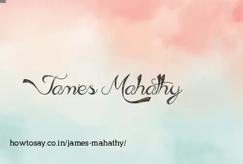 James Mahathy