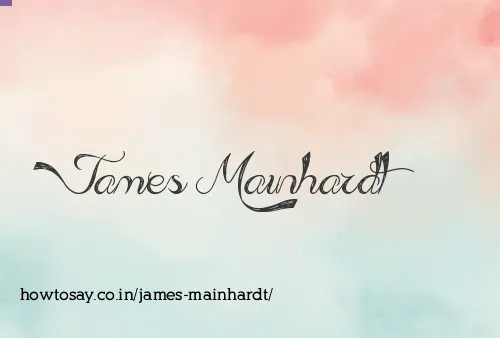 James Mainhardt