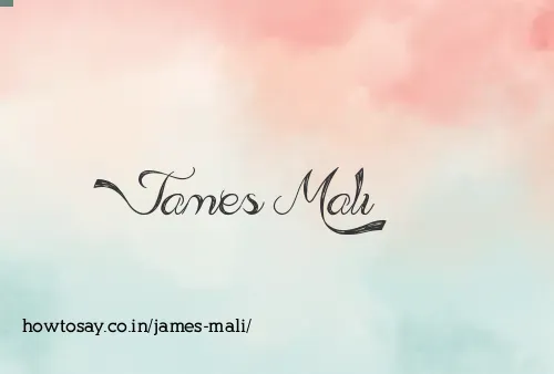 James Mali