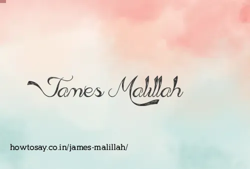 James Malillah