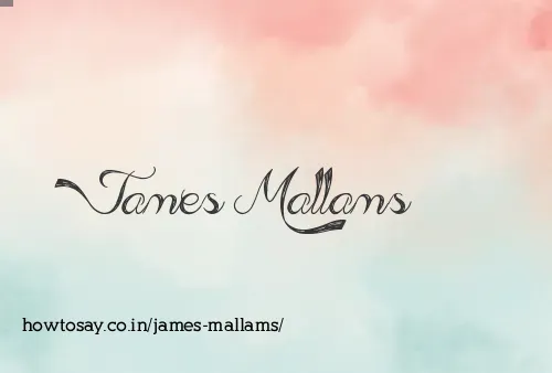 James Mallams