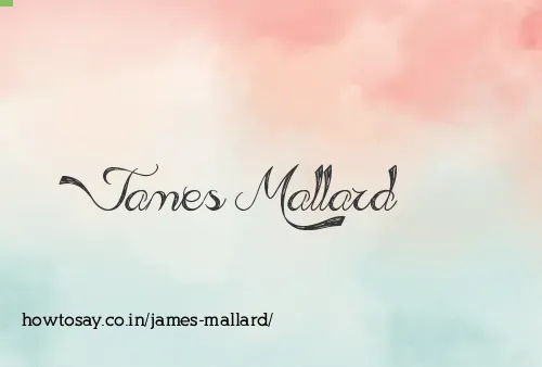 James Mallard