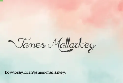 James Mallarkey