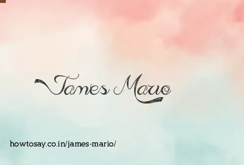 James Mario