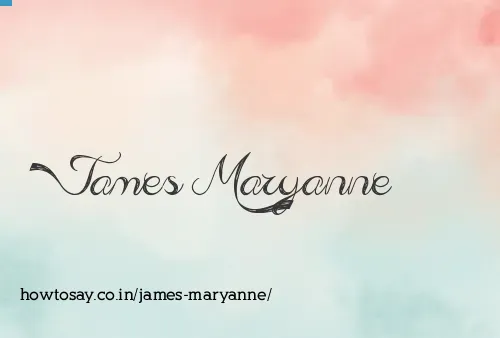 James Maryanne