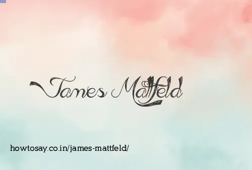 James Mattfeld